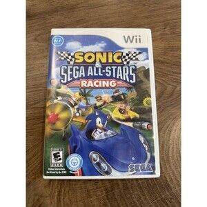 Sonic & Sega All-Stars Racing (Nintendo Wii, 2010) Game And Case